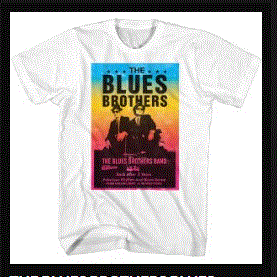 American - The Blues Brothers Poster White T-Shirt