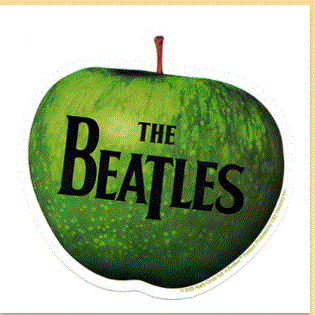 The Beatles Apple Sticker