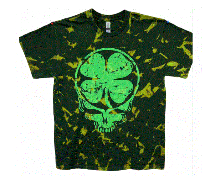 Sundog - Distressed Shamrock SYF Stealie Green T-Shirt