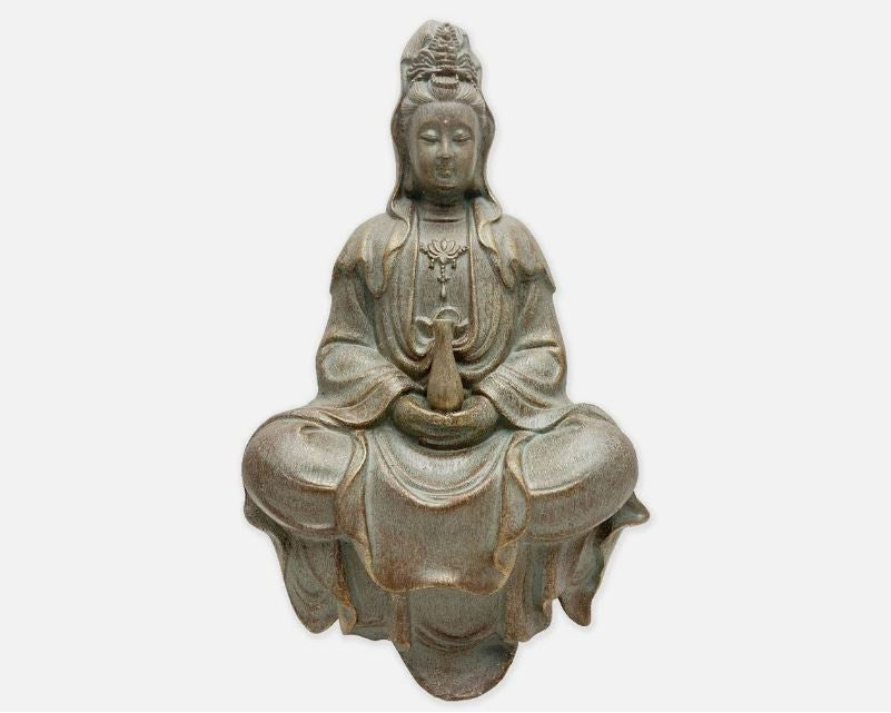 Kwan Yin Goddess Meditating & Levitating Statue 41763