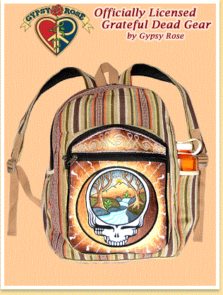 Gypsy Rose - Grateful Dead SYF Mountain Stream Hand Embroidered Gheri Backpack