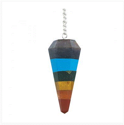 Benjamin - Seven Chakra Beaded Pendulum P260