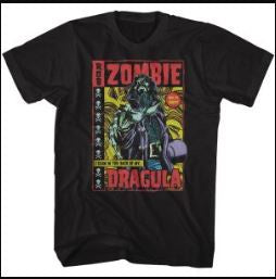 Rob Zombie Dragula Comic Black T-Shirt