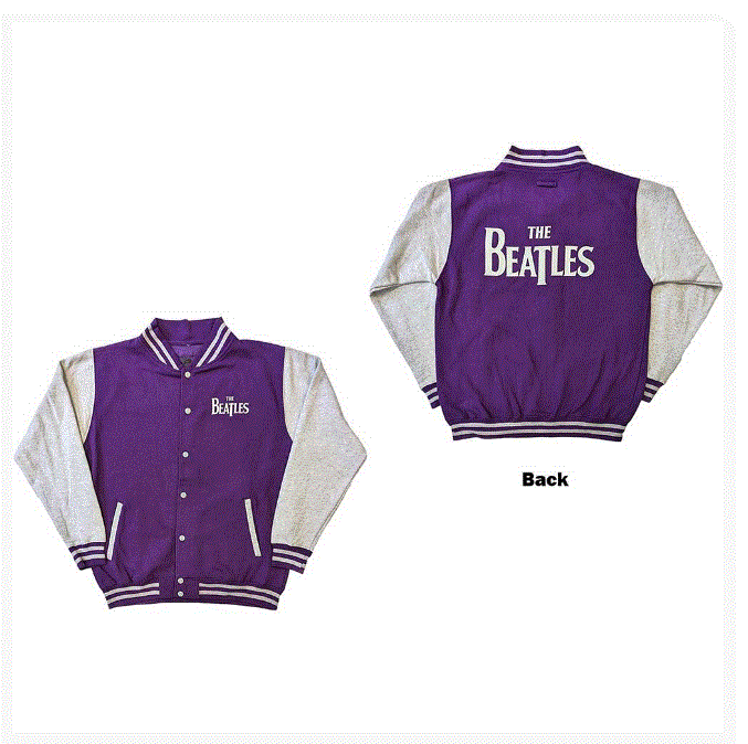 Rock Off - The Beatles 'Drop T Logo' Unisex Varsity Jacket