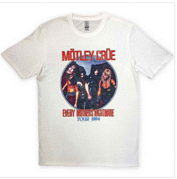 Rock Off - Motley Crue 'Every Mothers Nightmare' Unisex T-Shirt