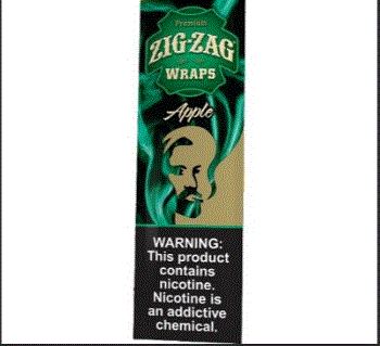 Zig Zag Tobacco Wraps 2pk - Apple