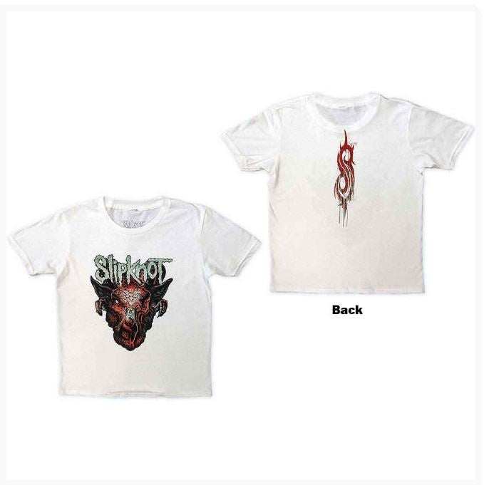 Slipknot Kids T-Shirt - Infected Goat (White)