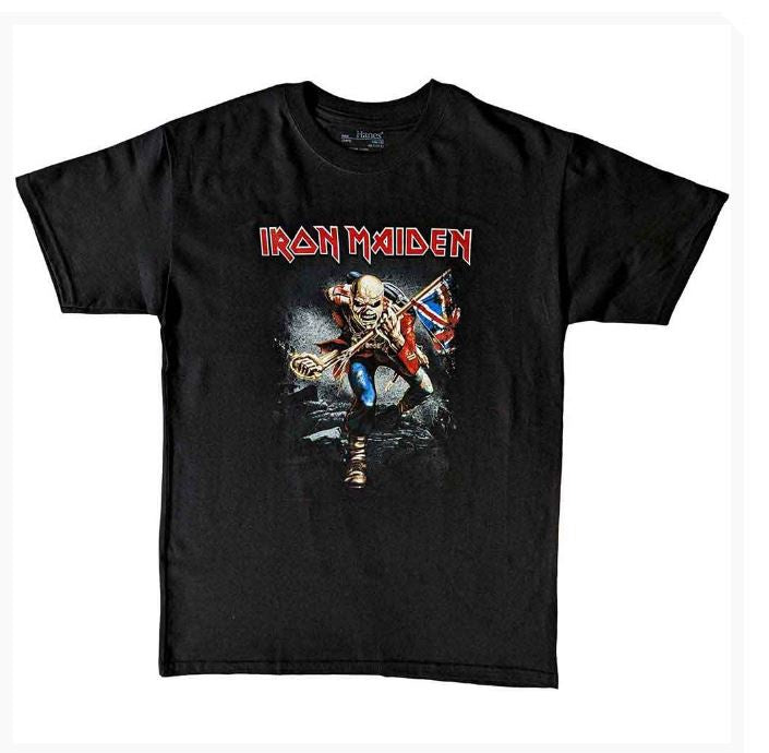 Iron Maiden Kids T-Shirt - Trooper (Black)