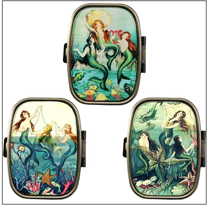 Vintage Mermaid Pill Box