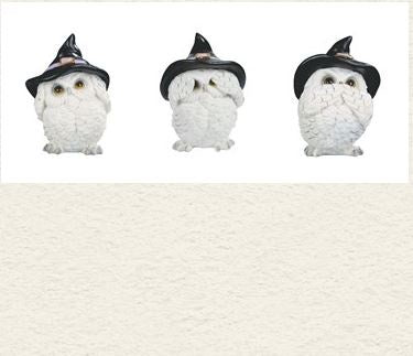 Witchy Owls No Evil Statue 54656