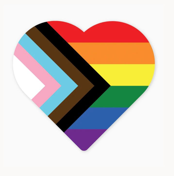 Pride Heart Art Sticker