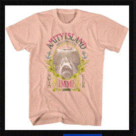 American - JAWS Summer Swim Club Peach T-Shirt