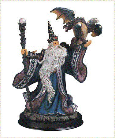 GSC - Blue Wizard Statue 935