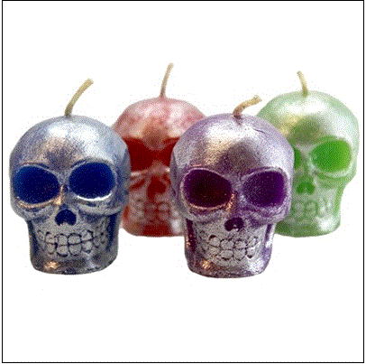 Mini Skull Candles