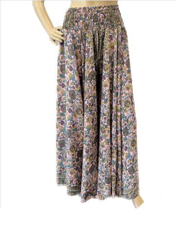 Silk Flared Pants - Assorted Colors & Designs