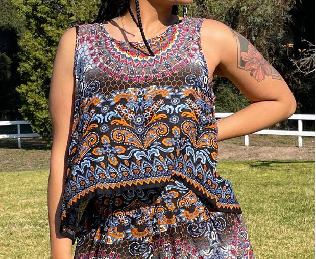 Shiva Mandala Tank Top