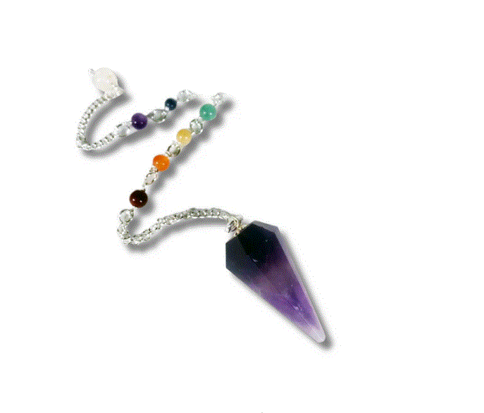 Earth's Elements - Chakra Pendulum w/Assorted Stones