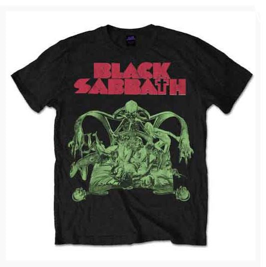 Black Sabbath Unisex T-Shirt - Sabbath Cut-out (Black)