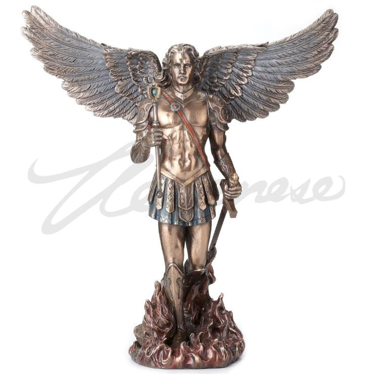 Saint Michael Archangel w/Scepter & Sword Statue 77940
