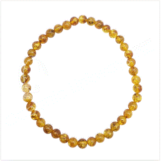 Oceanic - Amber Beaded Bracelet