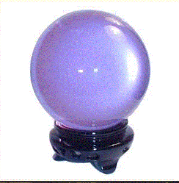 Original Source - Lavender 6cm Crystal Ball w/Stand