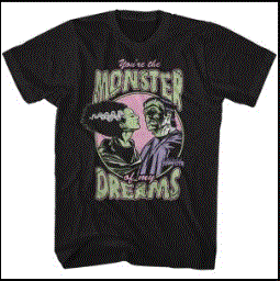 American - Monsters Dream Black T-Shirt