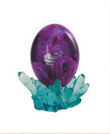 GSC - Dragon in Acrylic Egg w/Crystal Base