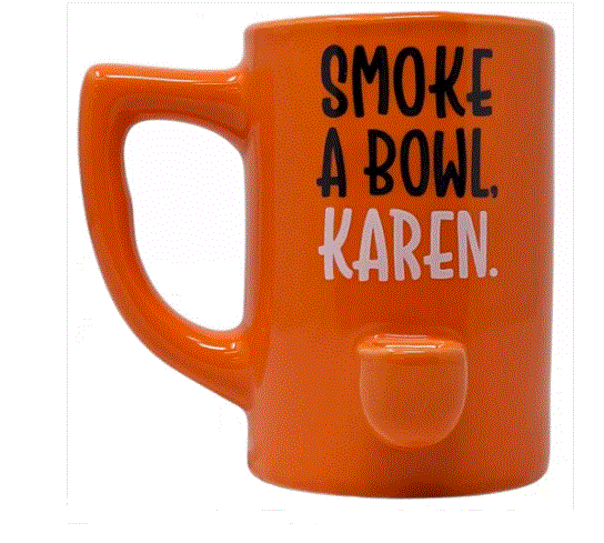 Skygate - High Point Ceramic "Smoke A Bowl Karen" Mug Hand Pipe
