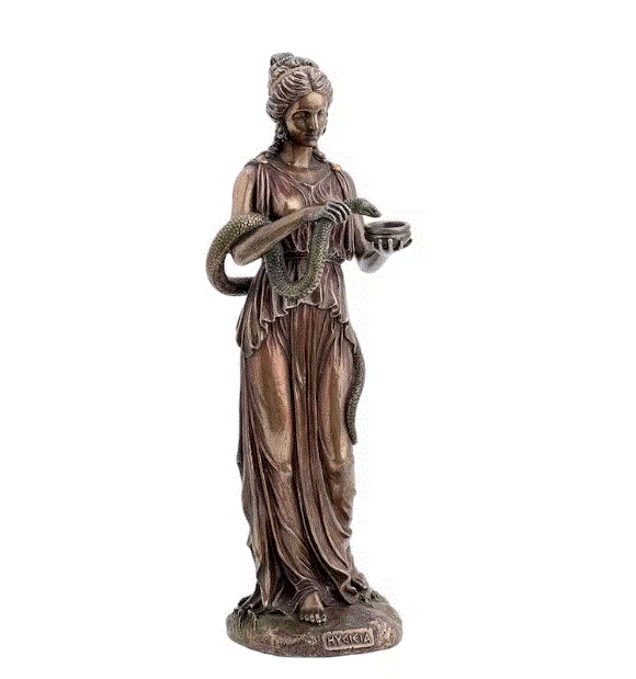 Unicorn Studio - Hygeia Greek Goddess of Health Statue