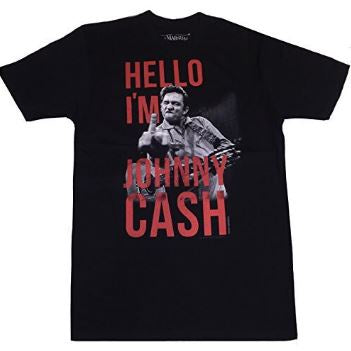 Johnny Cash "Hello I'm Johnny Cash" T-Shirt