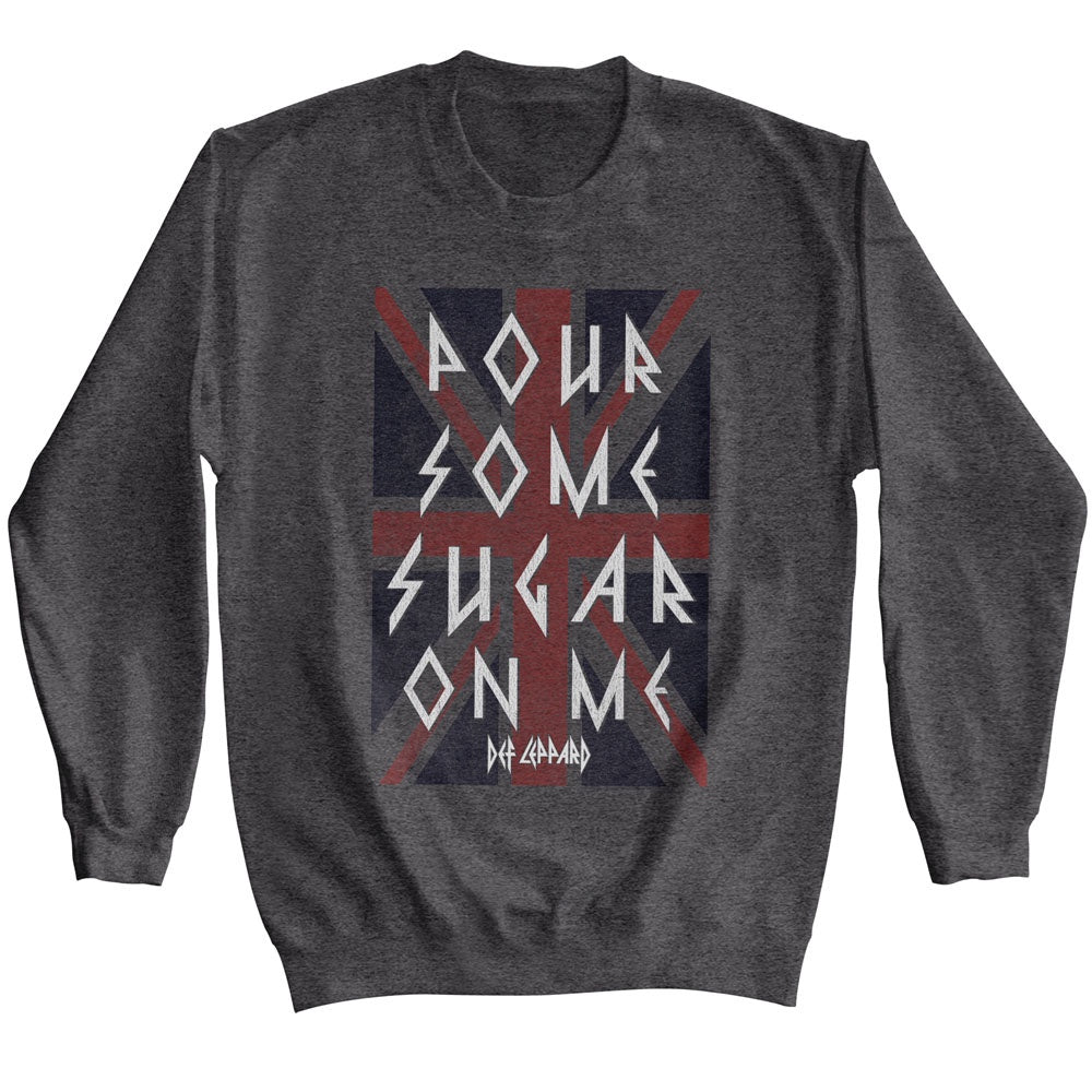 Def Leppard Sugar Dark Heather Sweatshirt