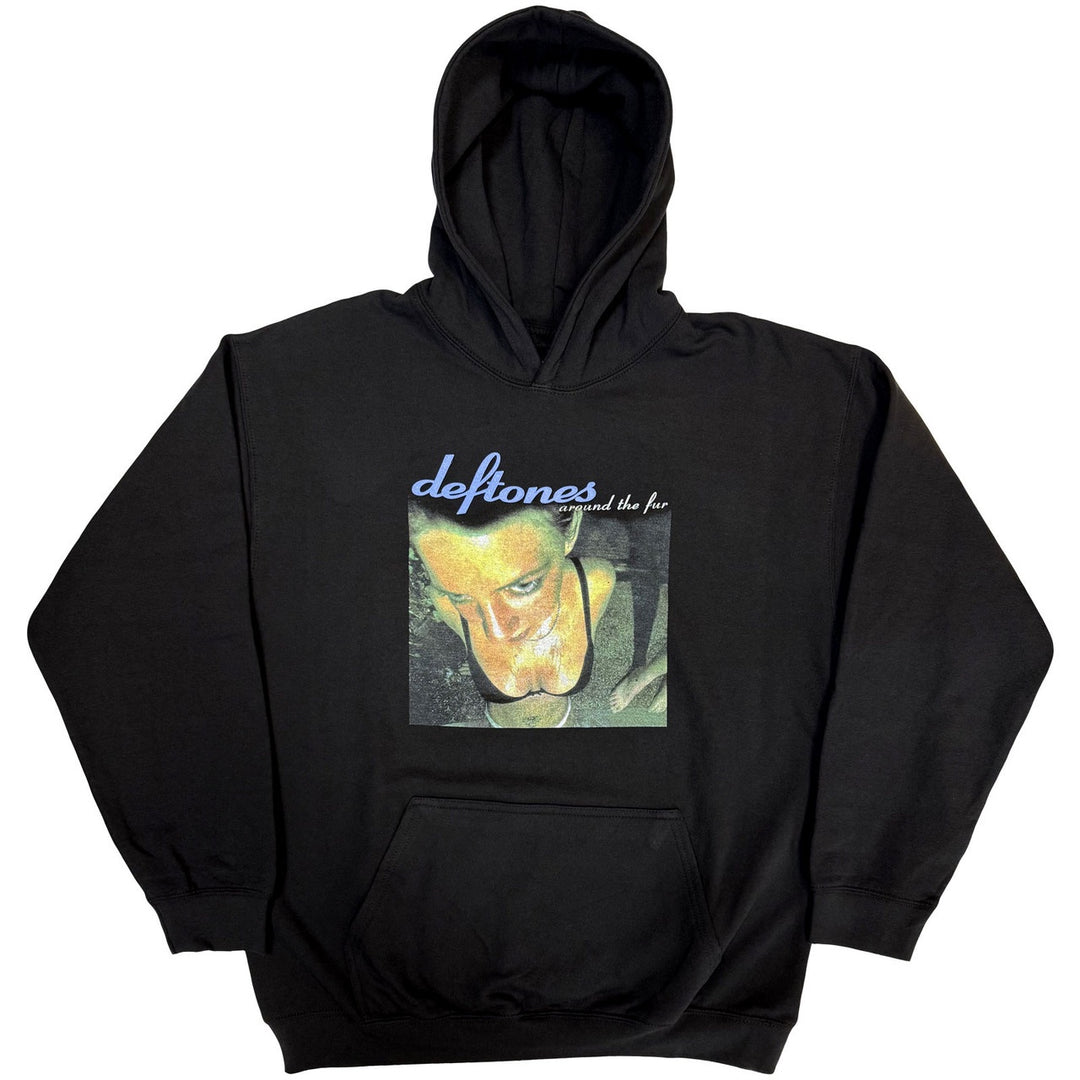 Deftones Unisex Pullover Hoodie - Around The Fur (Black)