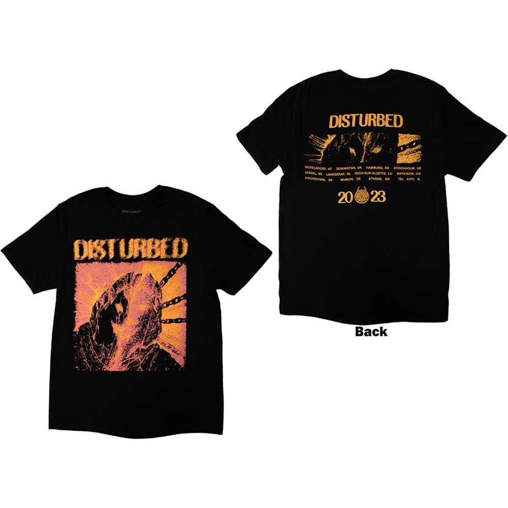 Disturbed European Tour '23 Split Face T-Shirt