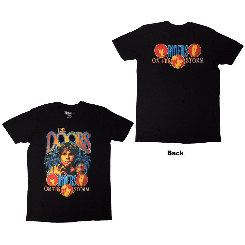The Doors Unisex T-Shirt - Riders On The Storm (Back Print)