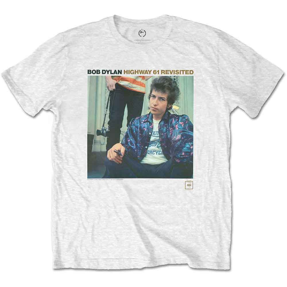 Bob Dylan Highway 61 Revisited White T-Shirt