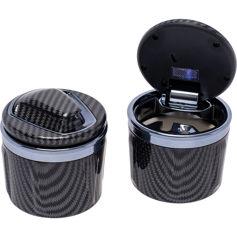 Mini Carbon Fiber Car Cup Ashtray