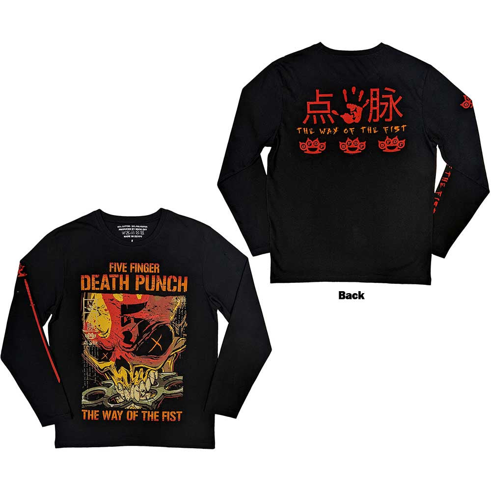 Five Finger Death Punch Long Sleeve Shirt: The Way of the Fist