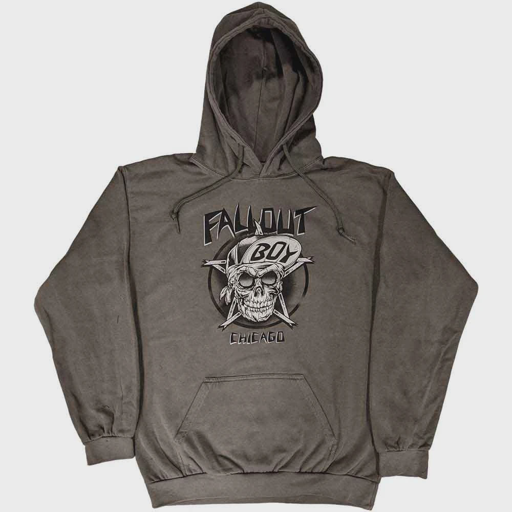 Fall Out Boy Hoodie: Suicidal (Charcoal Grey)