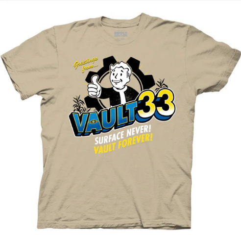 Fallout (Show) Vault 33 Postcard T-Shirt