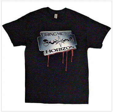 Rock Off - Bring Me The Horizon 'Razor Blade' Unisex T-Shirt
