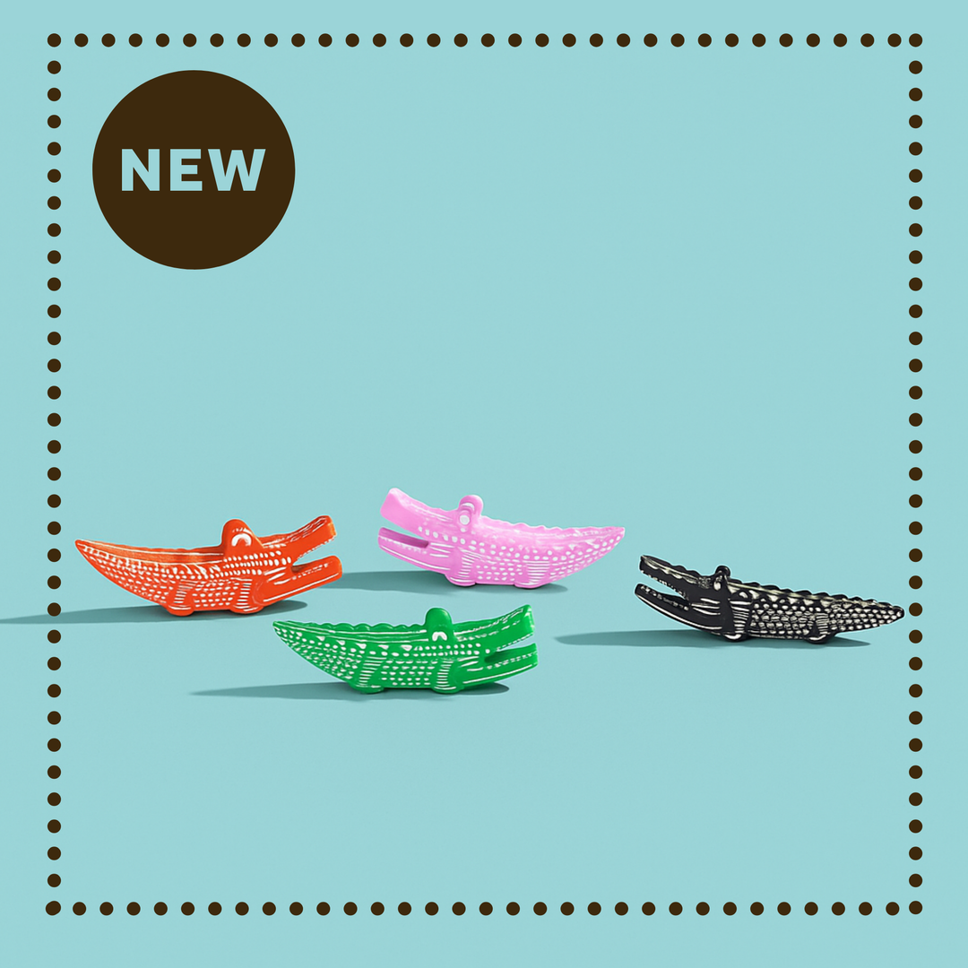 Multi-Color Soapstone Crocodiles