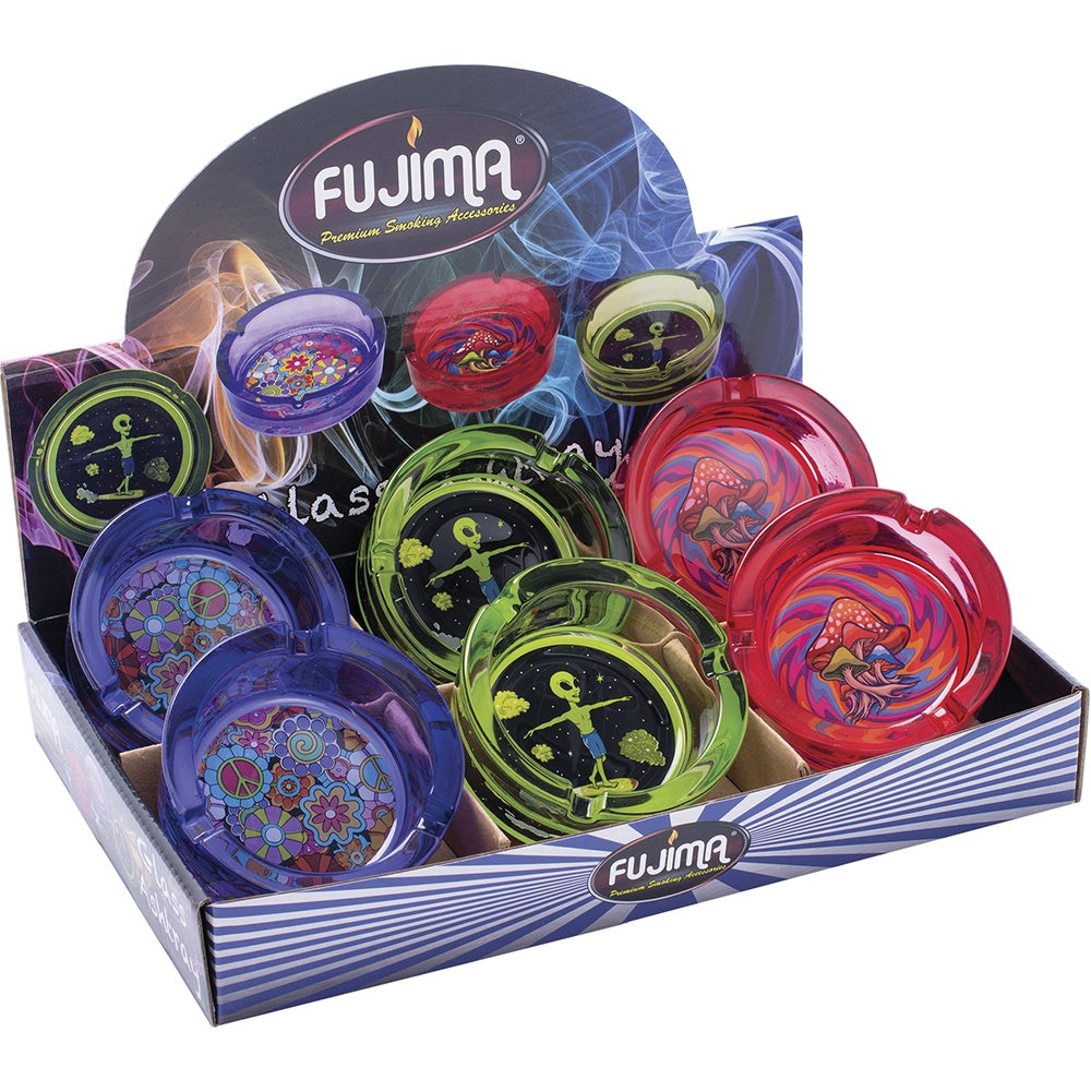 Trippy Vibes Glass Ashtray - GA56