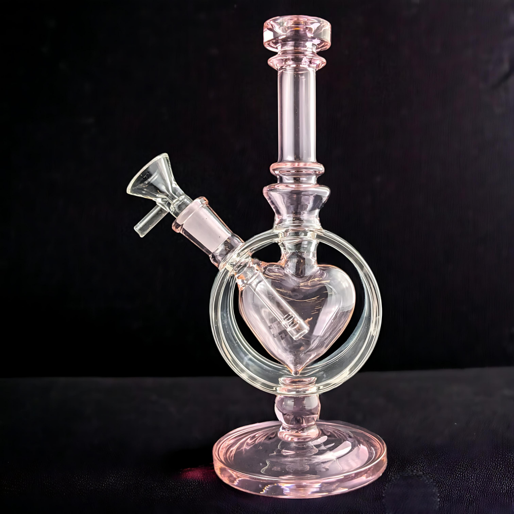 8.5" Romantic Swings Heartstring Water Pipe