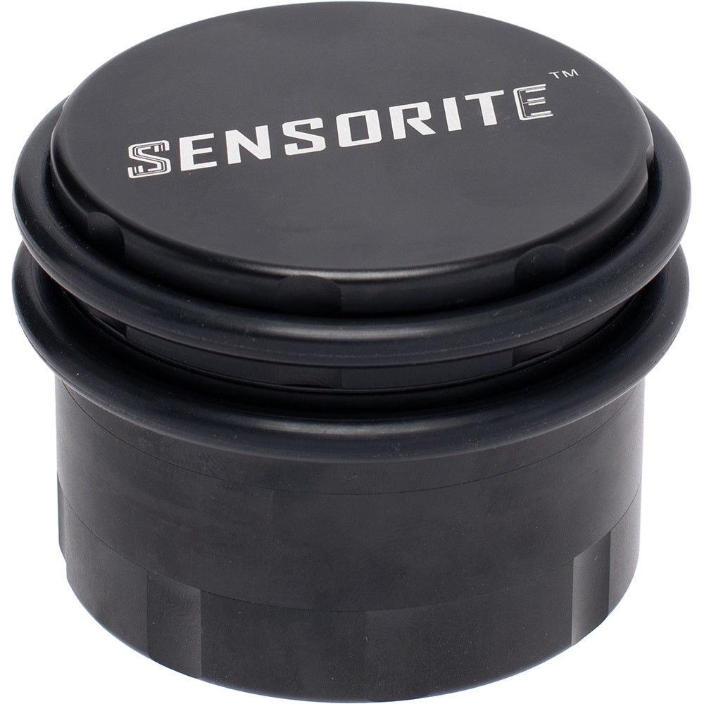 Sensorite Black Grip Ring Ax Tooth Aluminum Grinder