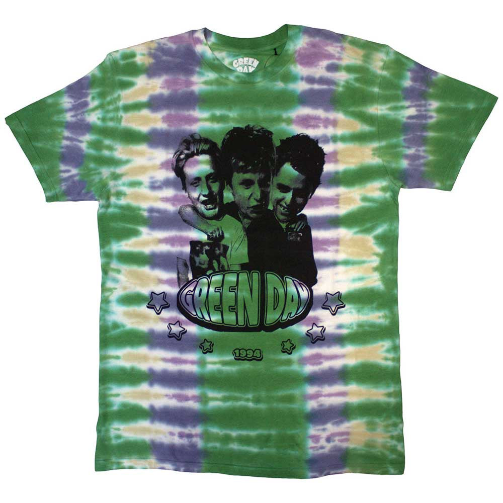 Green Day T-Shirt: Trio (Wash Collection)