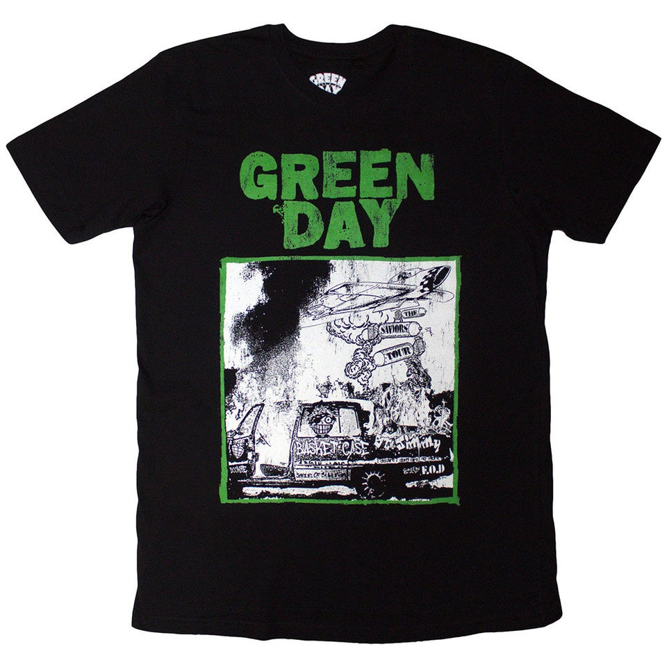 Green Day Unisex T-Shirt: Riot Trio (Black)