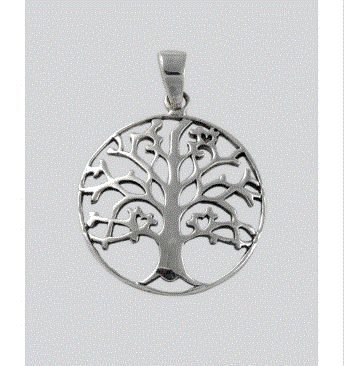 Tree Of Life 925 Sterling Silver Pendant - SP-343