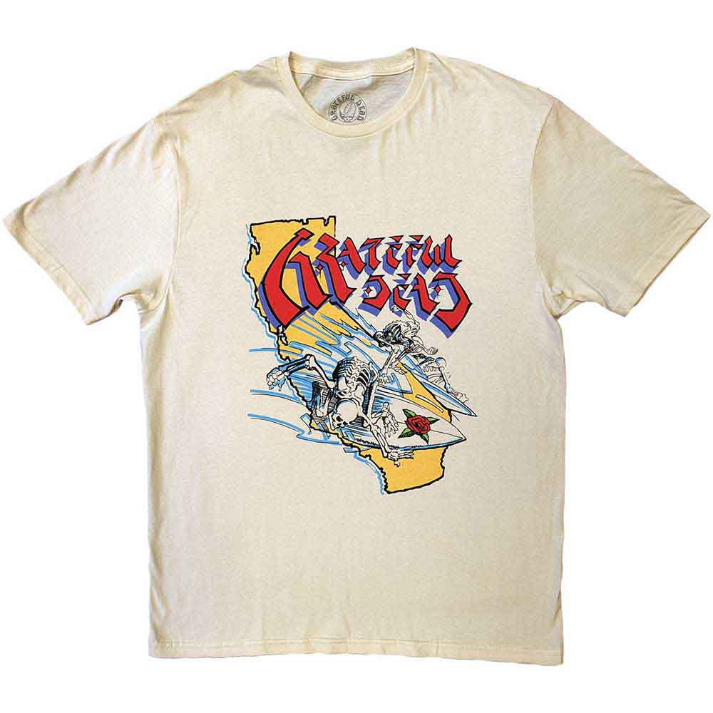Grateful Dead Unisex T-Shirt California Natural
