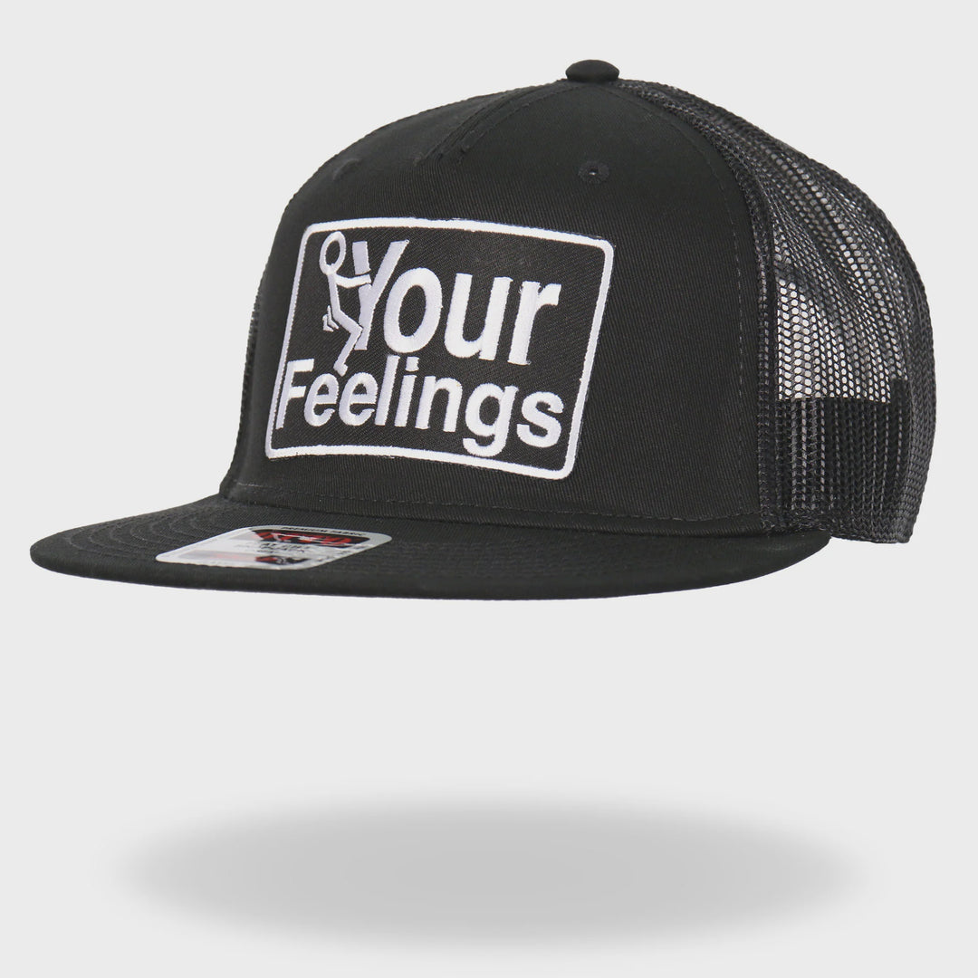 Black And White Snapback F Your Feelings