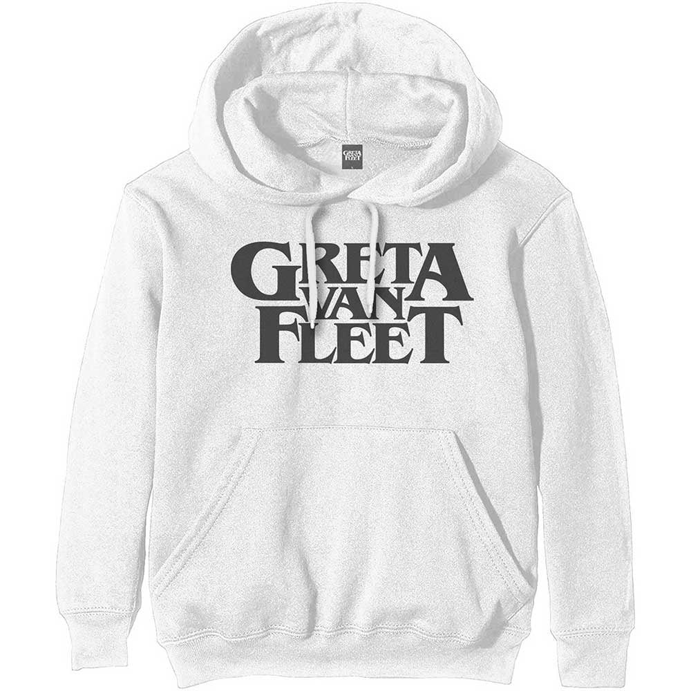 Greta Van Fleet Pullover Hoodie - Logo (White)